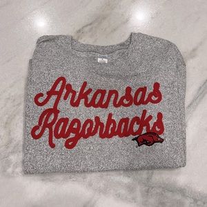 Arkansas Razorbacks long sleeve sweater -SO SOFT!!